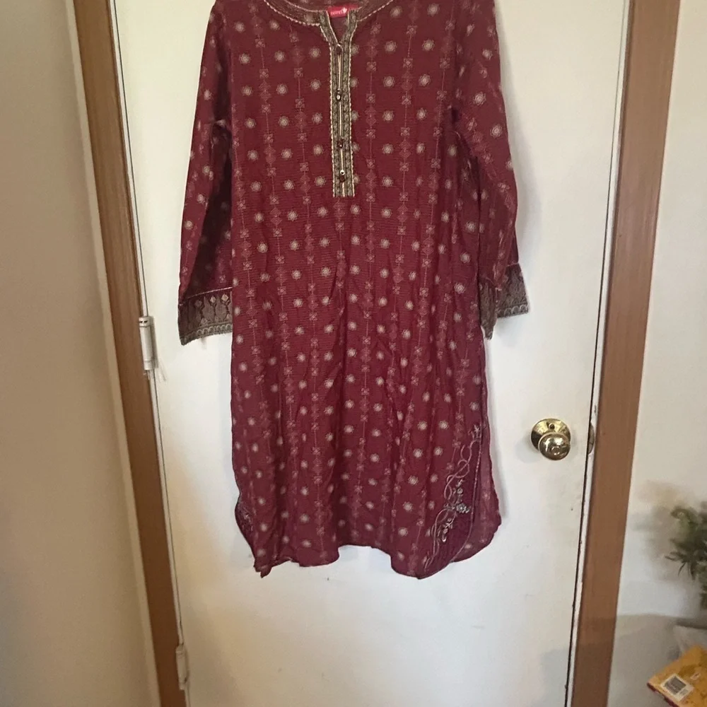 Zeen Size 12 Indian Embroidered Dress